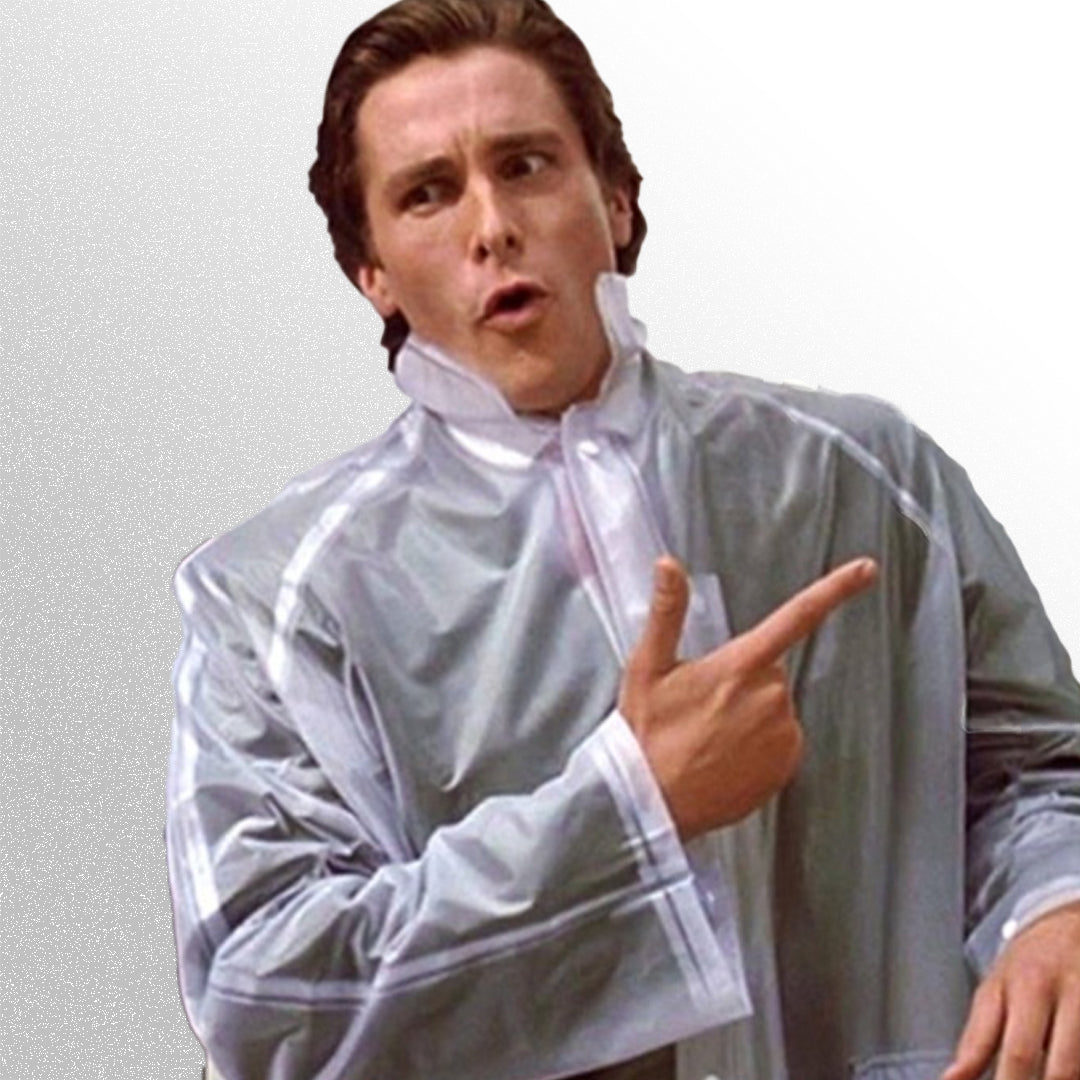 American Psycho Patrick Bateman Rain Coat