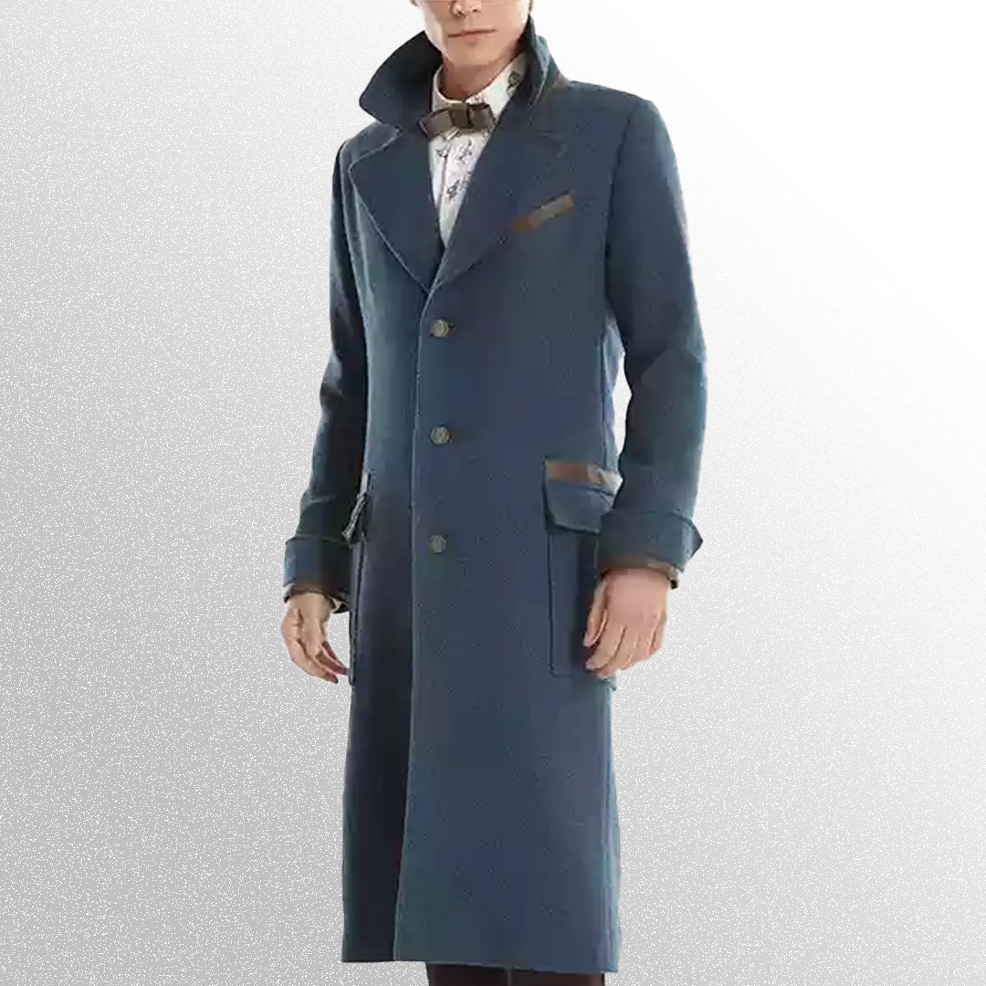 Fantastic Beasts Newt Blue Wool Coat