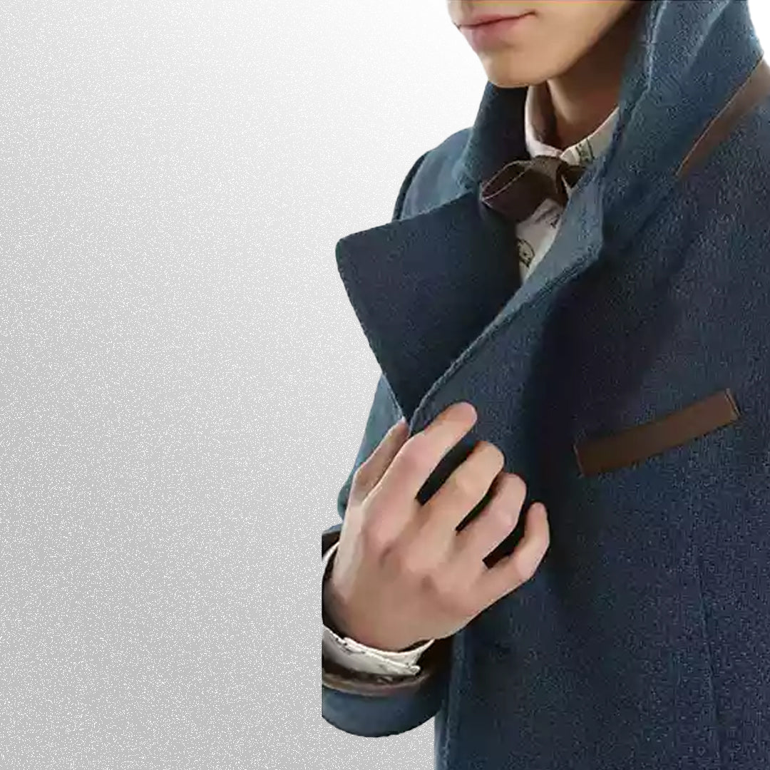 Fantastic Beasts Newt Blue Wool Coat