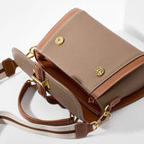 Women’s Leather Structured Top Handle Crossbody Bag