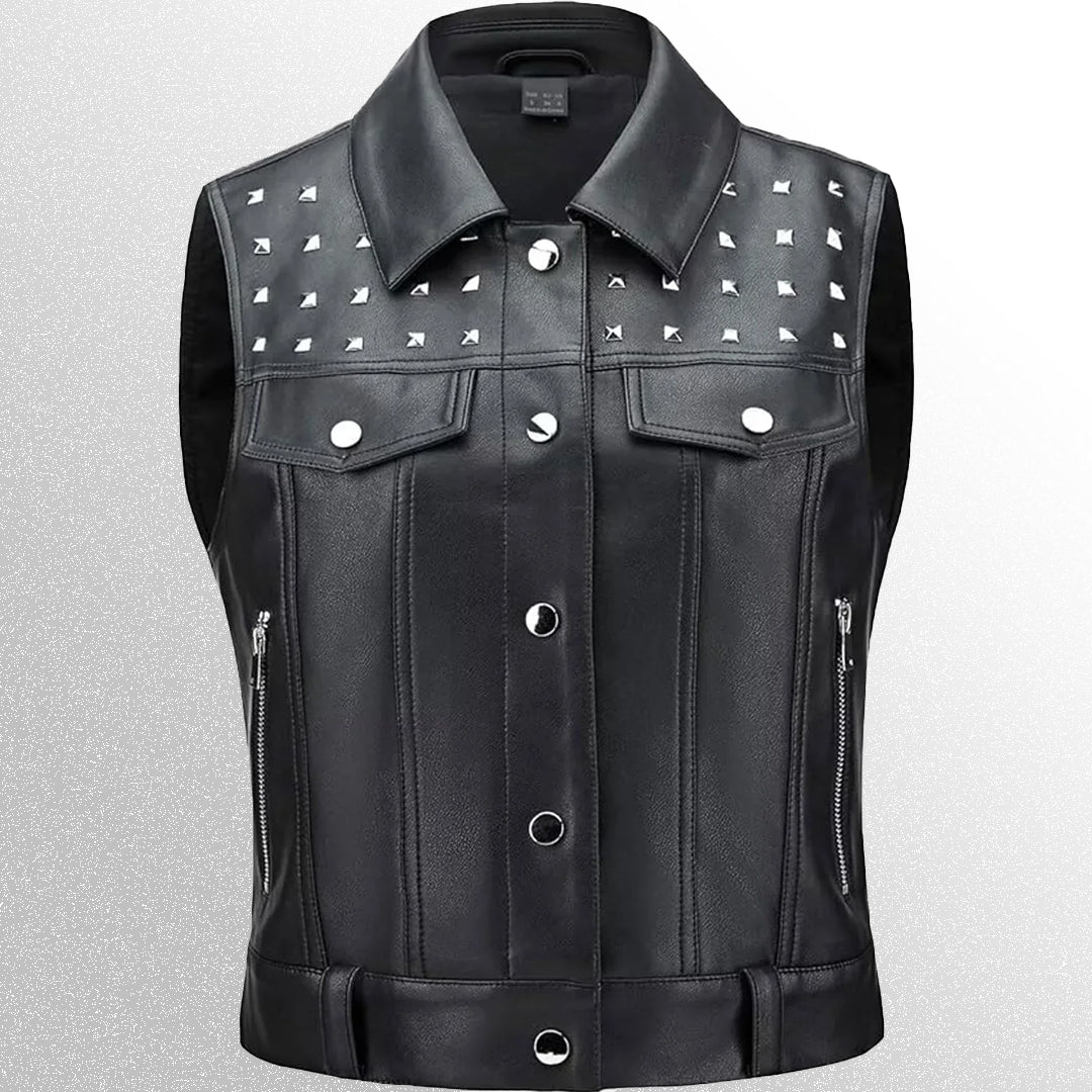 Women's Urban Grit Leather Vest