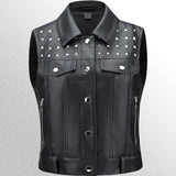 Women's Urban Grit Leather Vest