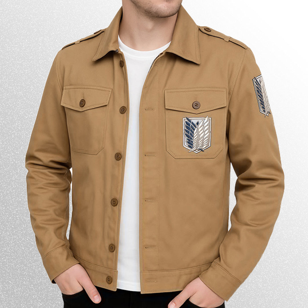 Attack on titan brown jacket