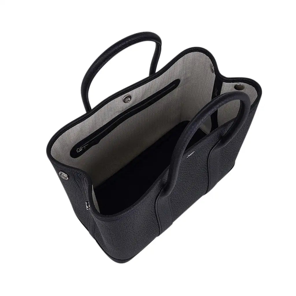 Black Garden Party Leather Bag