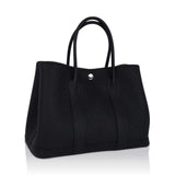 Black Garden Party Leather Bag