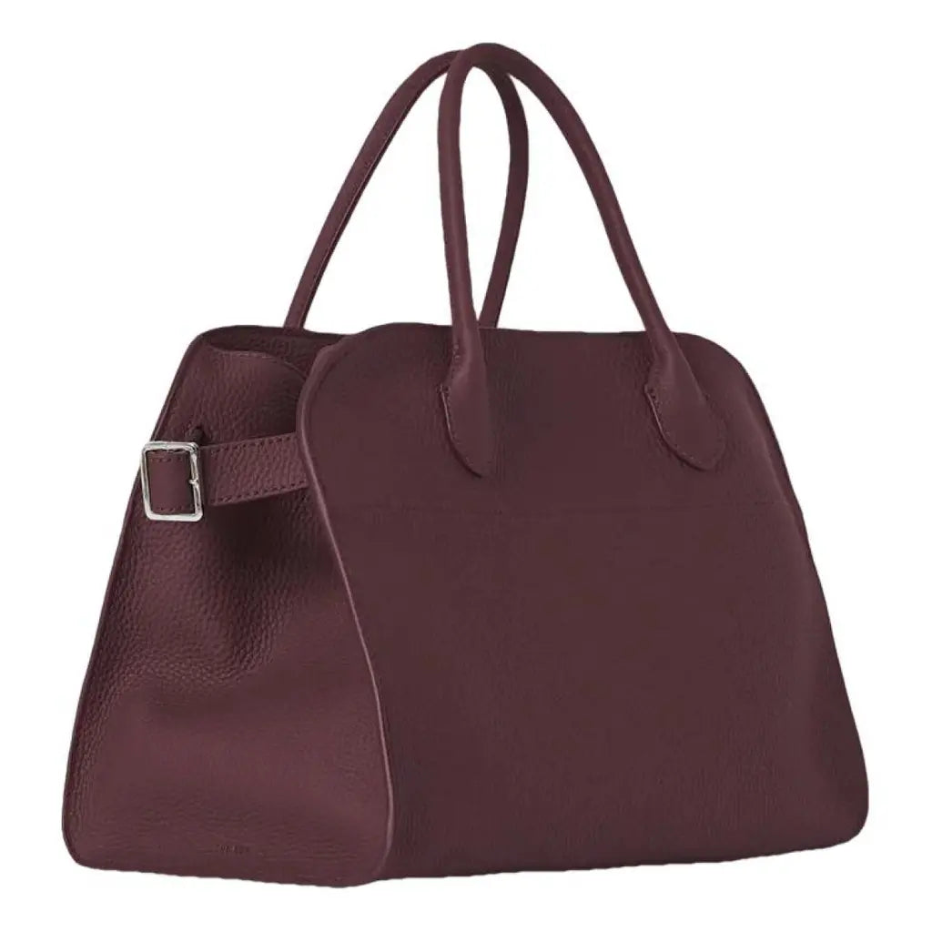 Leather Tote Premium Leather Burgundy Bag