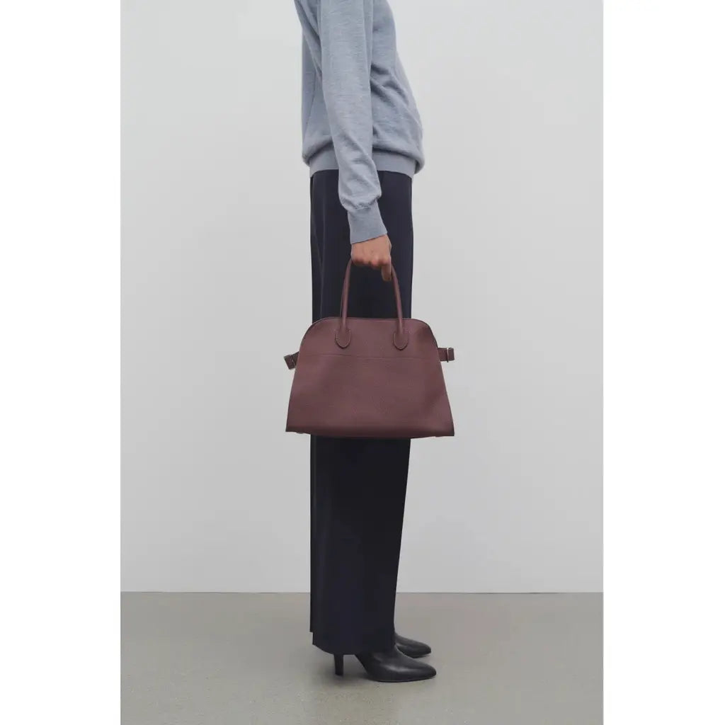 Leather Tote Premium Leather Burgundy Bag