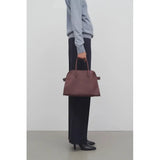 Leather Tote Premium Leather Burgundy Bag