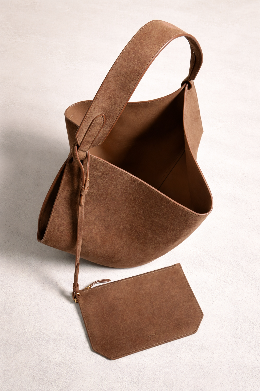 Medium Black Lotus Tote Bag