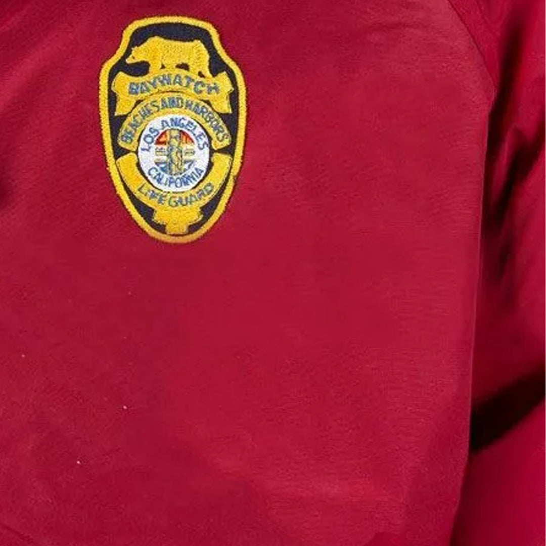 David hasselhoff baywatch patch bomber jacket
