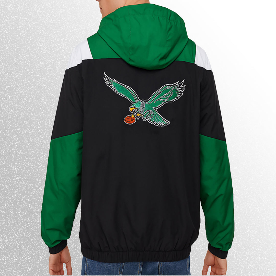 Starter philadelphia eagles jacket back image