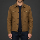 Men’s Yellowstone-Inspired Cotton Jacket – John Dutton Style