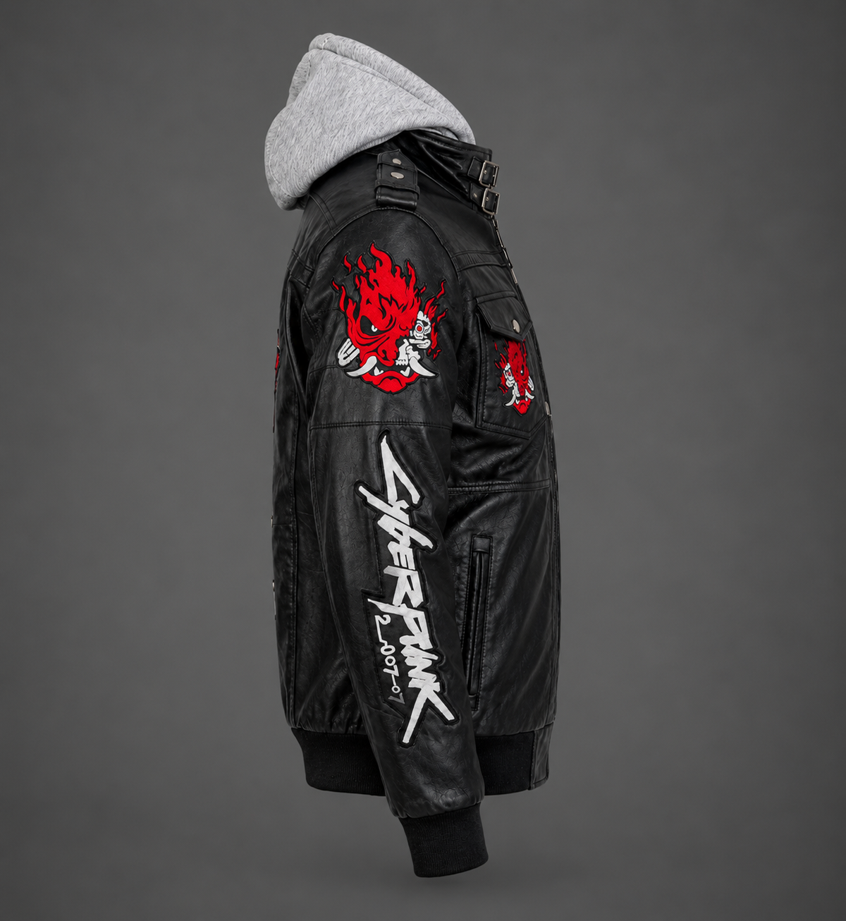 Johnny Silverhand Samurai Black Leather Jacket – Cyberpunk 2077
