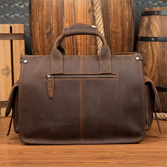 Men's Genuine Leather Briefcase Handbag