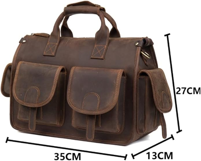 Men's Genuine Leather Briefcase Handbag