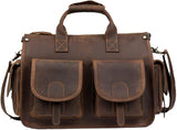 Men's Genuine Leather Briefcase Handbag