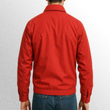 James dean red windbreaker jacket back view