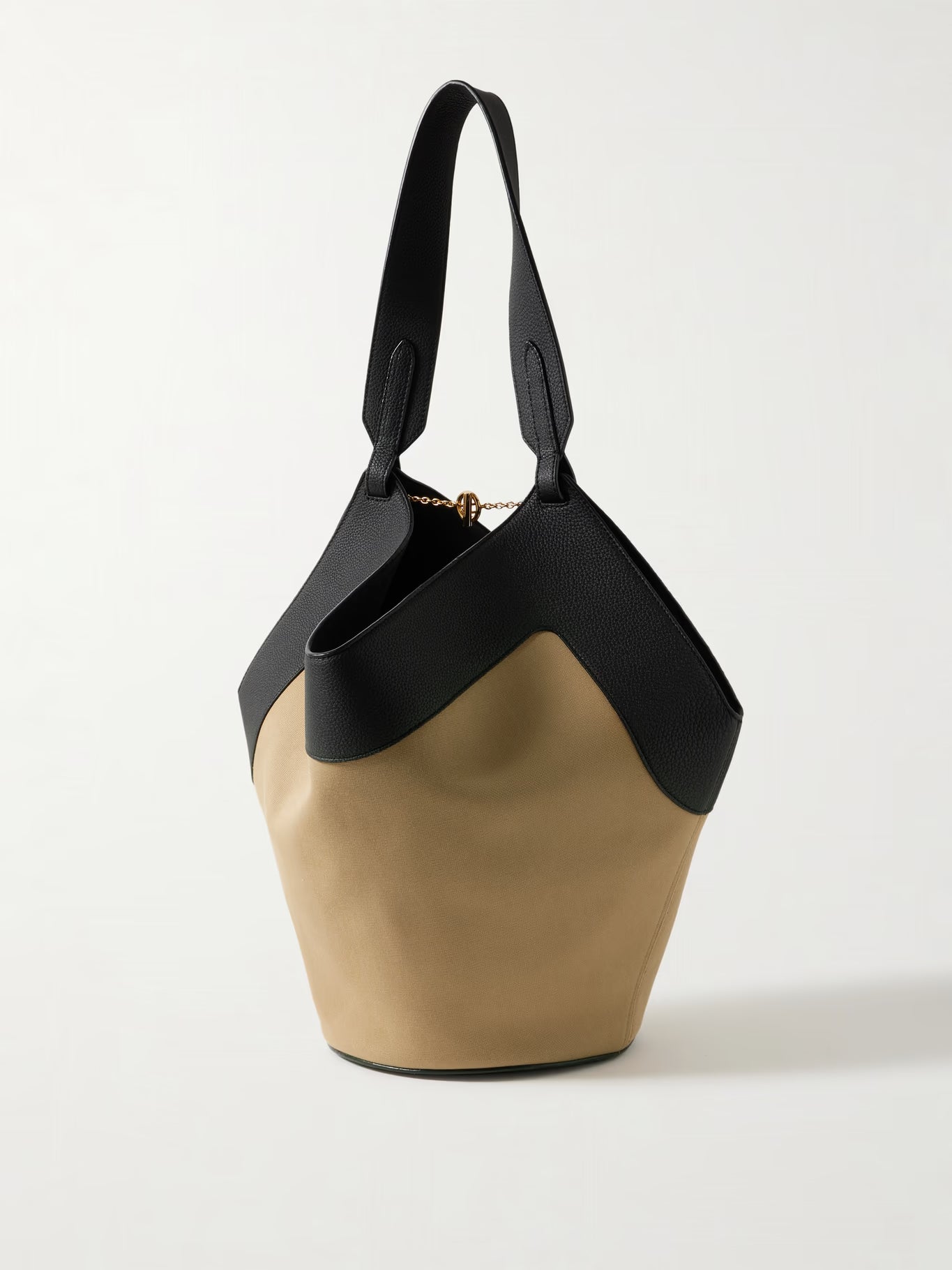Medium Lotus Tote Leather Bag