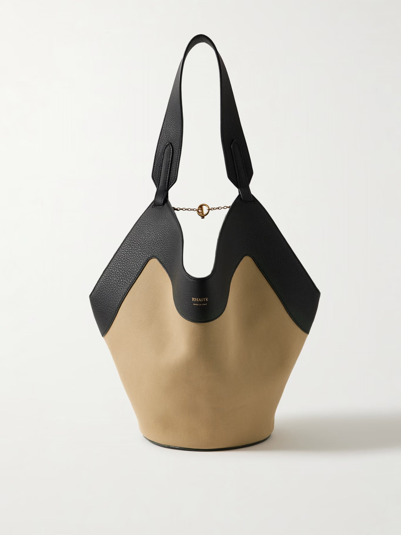 Medium Lotus Tote Leather Bag