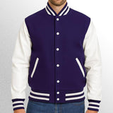 Purple varsity jacket
