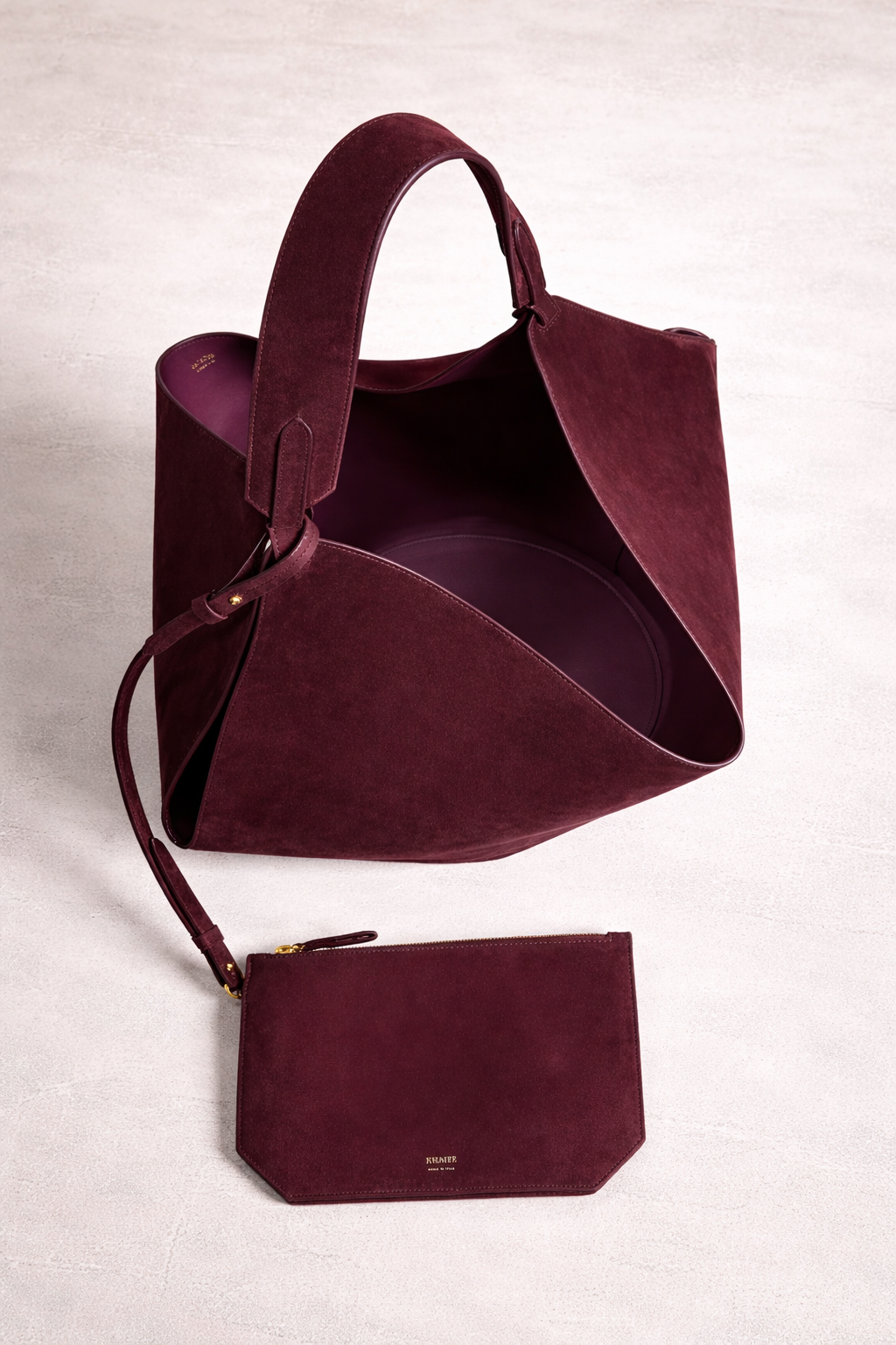 Medium Black Lotus Tote Bag