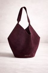 Medium Black Lotus Tote Bag