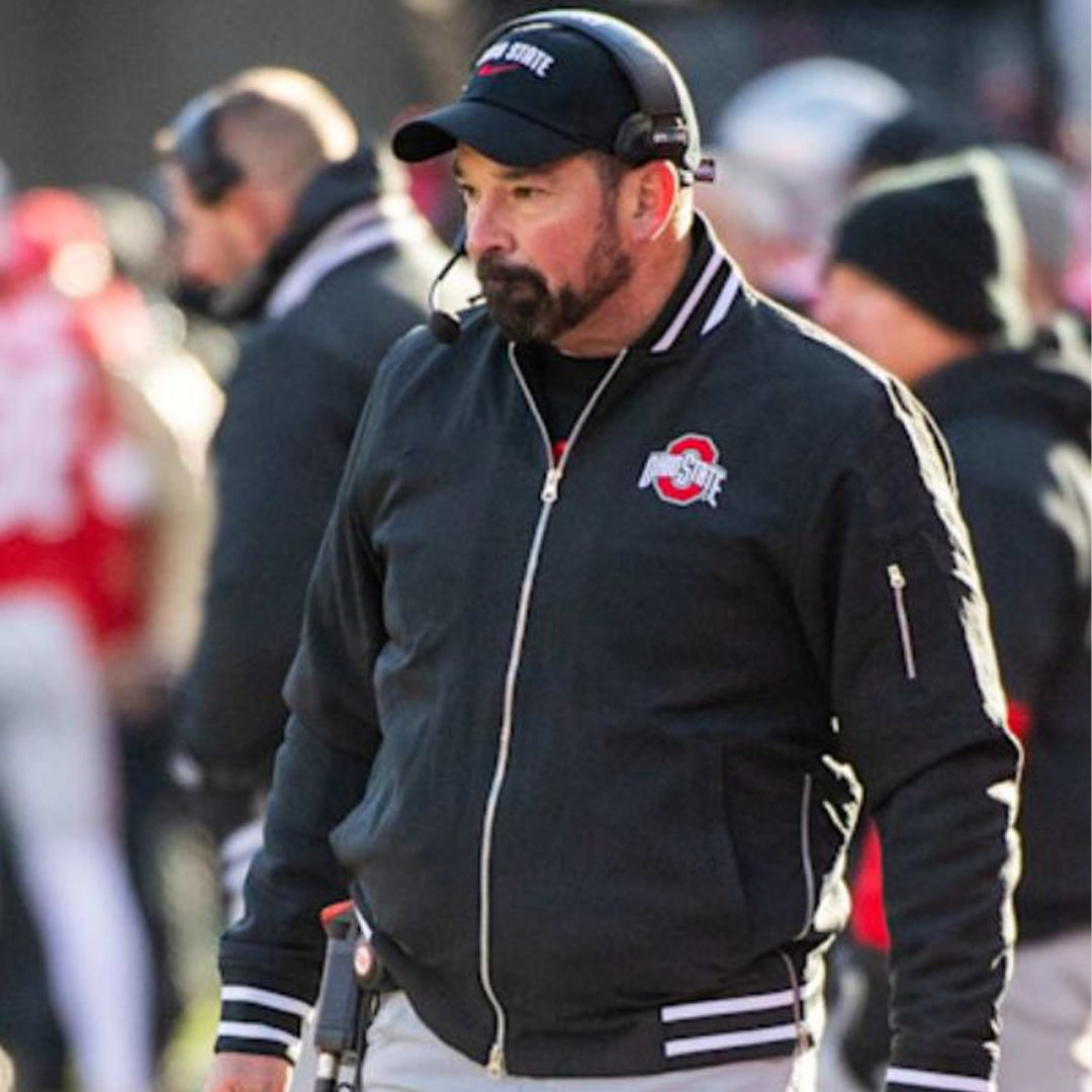 Ohio state ryan day varsity bomber jacket