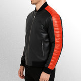 The Fall Guy Miami Vice Stunt Team leather Jacket side pose