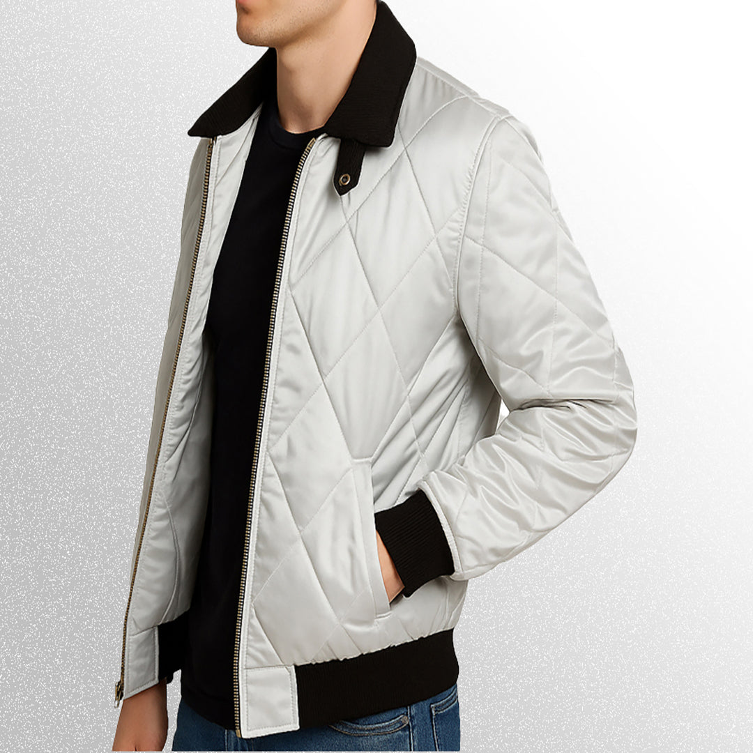 Drive scorpion ryan gosling open zip jacket view
