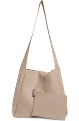 Row Symmetric Black Tote Bag