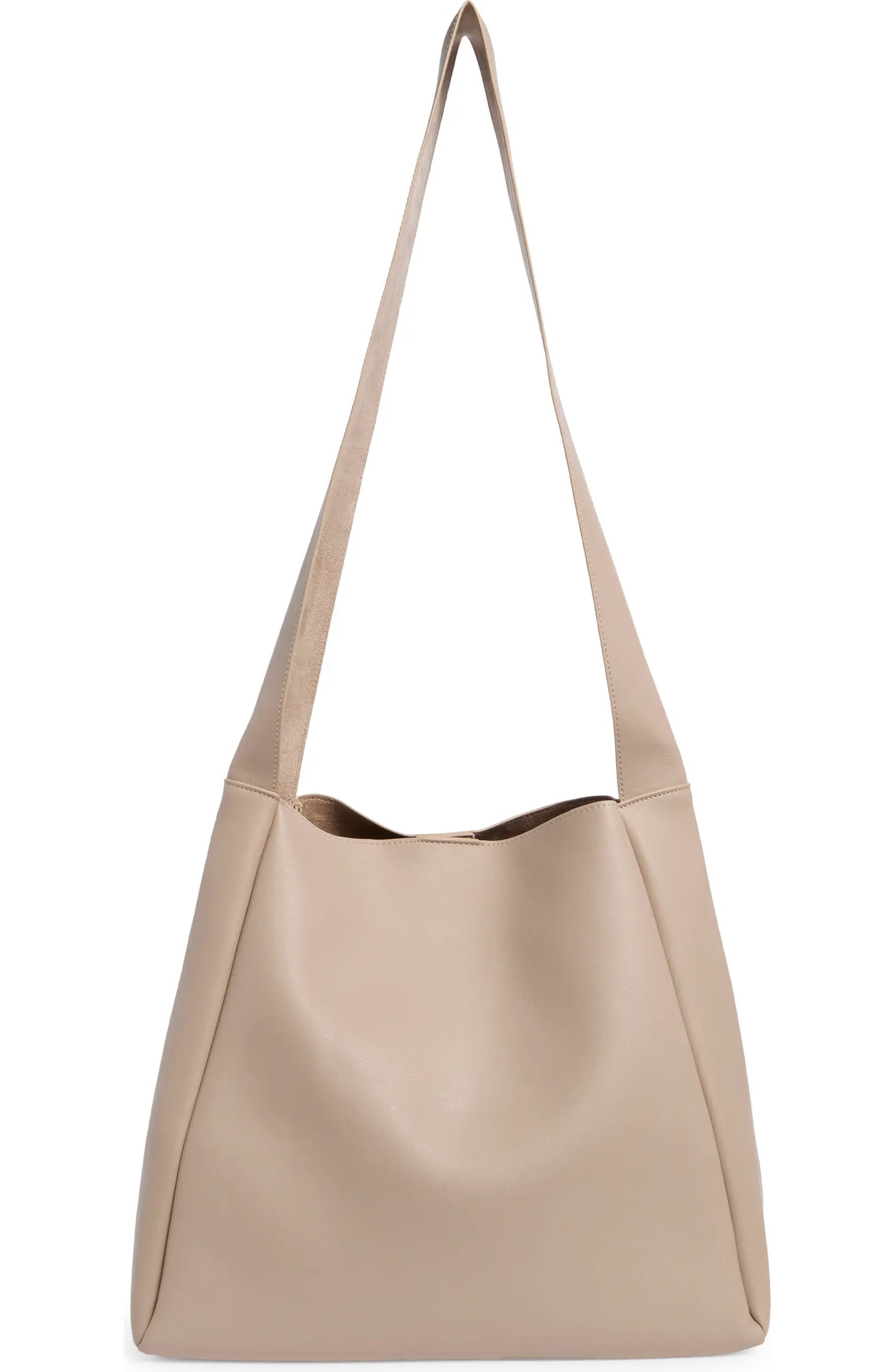 Row Symmetric Black Tote Bag