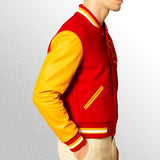 Michael jackson thriller M letterman jacket side pose