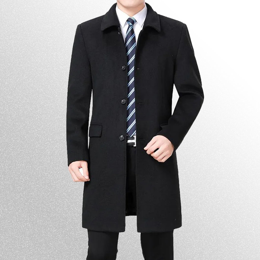 Wednesday 2022 uncle fester button open trench coat