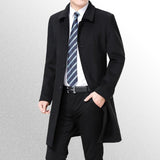 Wednesday 2022 uncle fester black trench coat