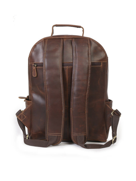Vintage Brown Premium Leather Backpack