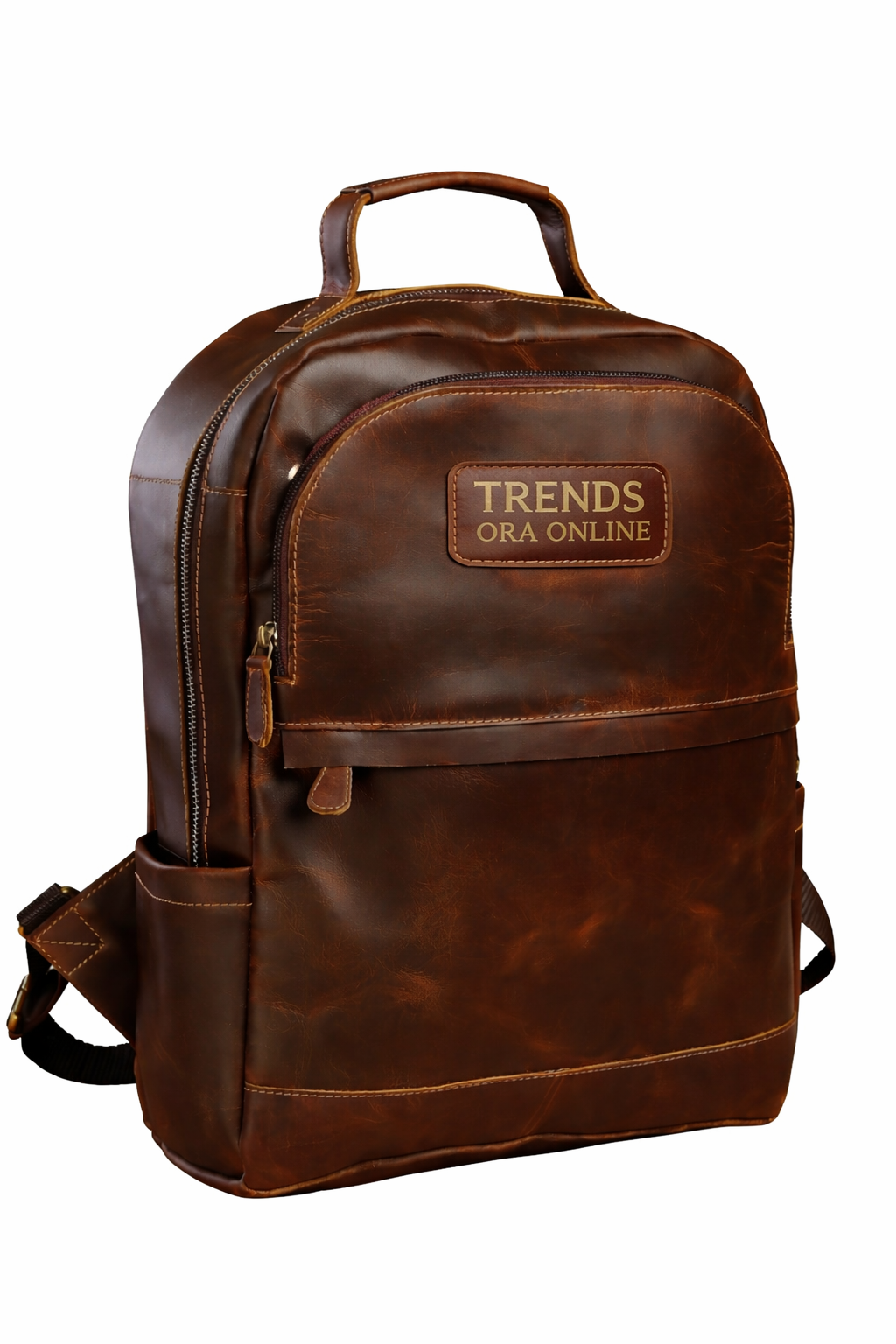 Vintage Brown Premium Leather Backpack