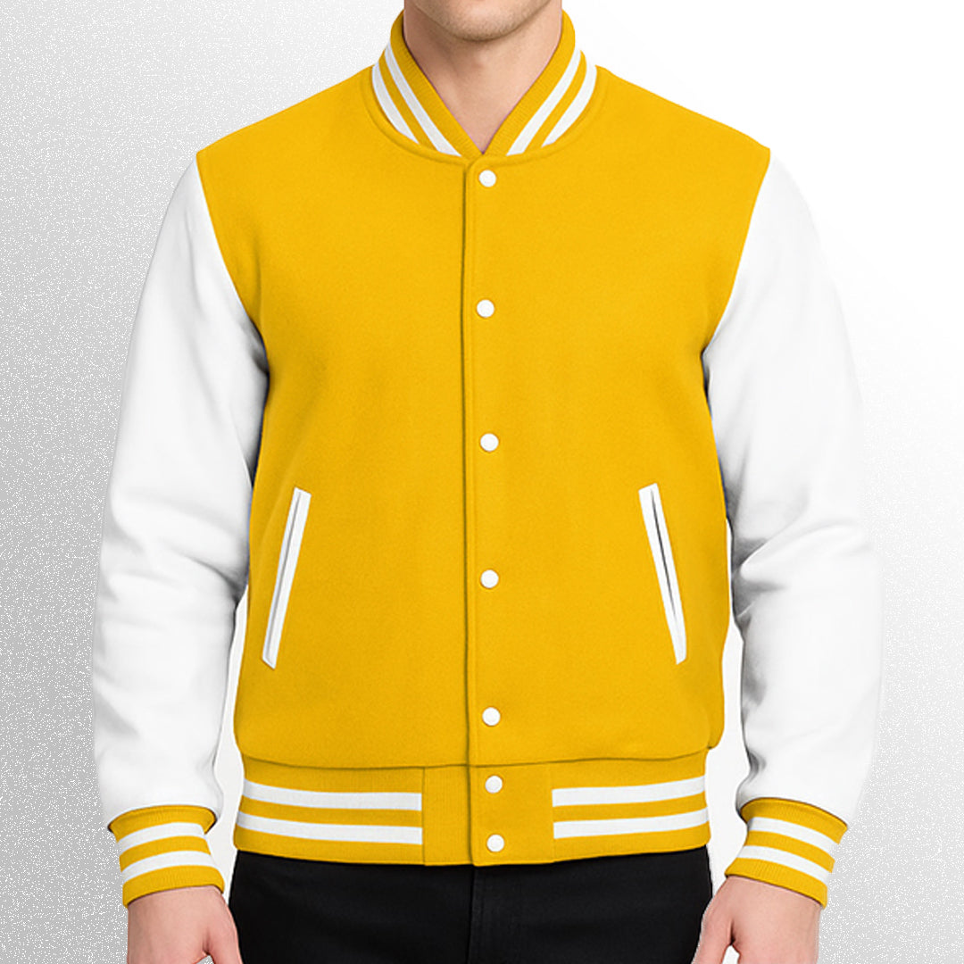 Yellow varisty jacket